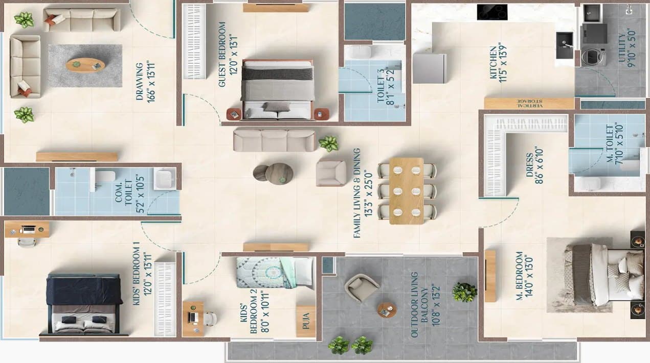 EUROPA ground floor plan