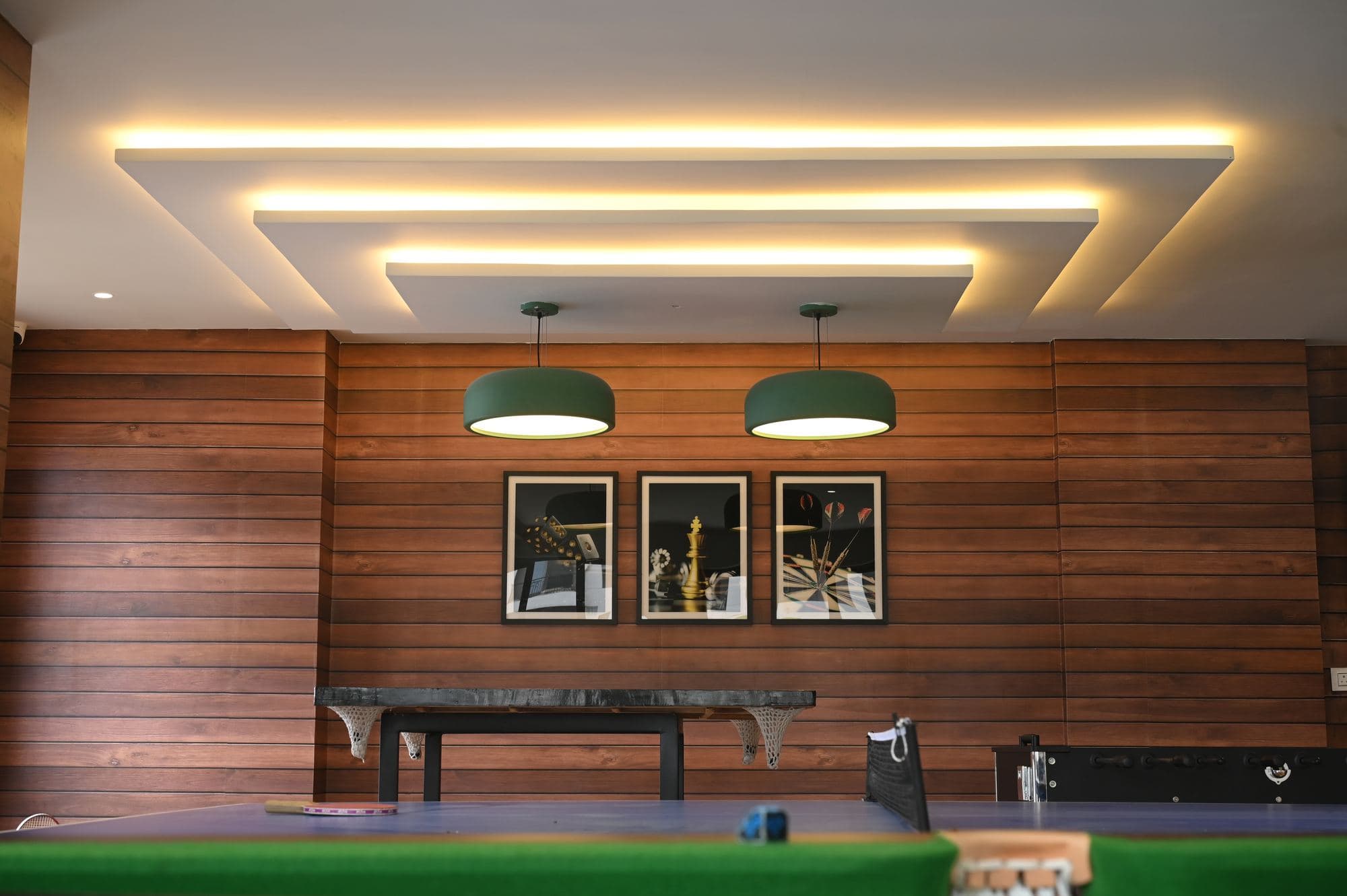 The CP Greens games lounge