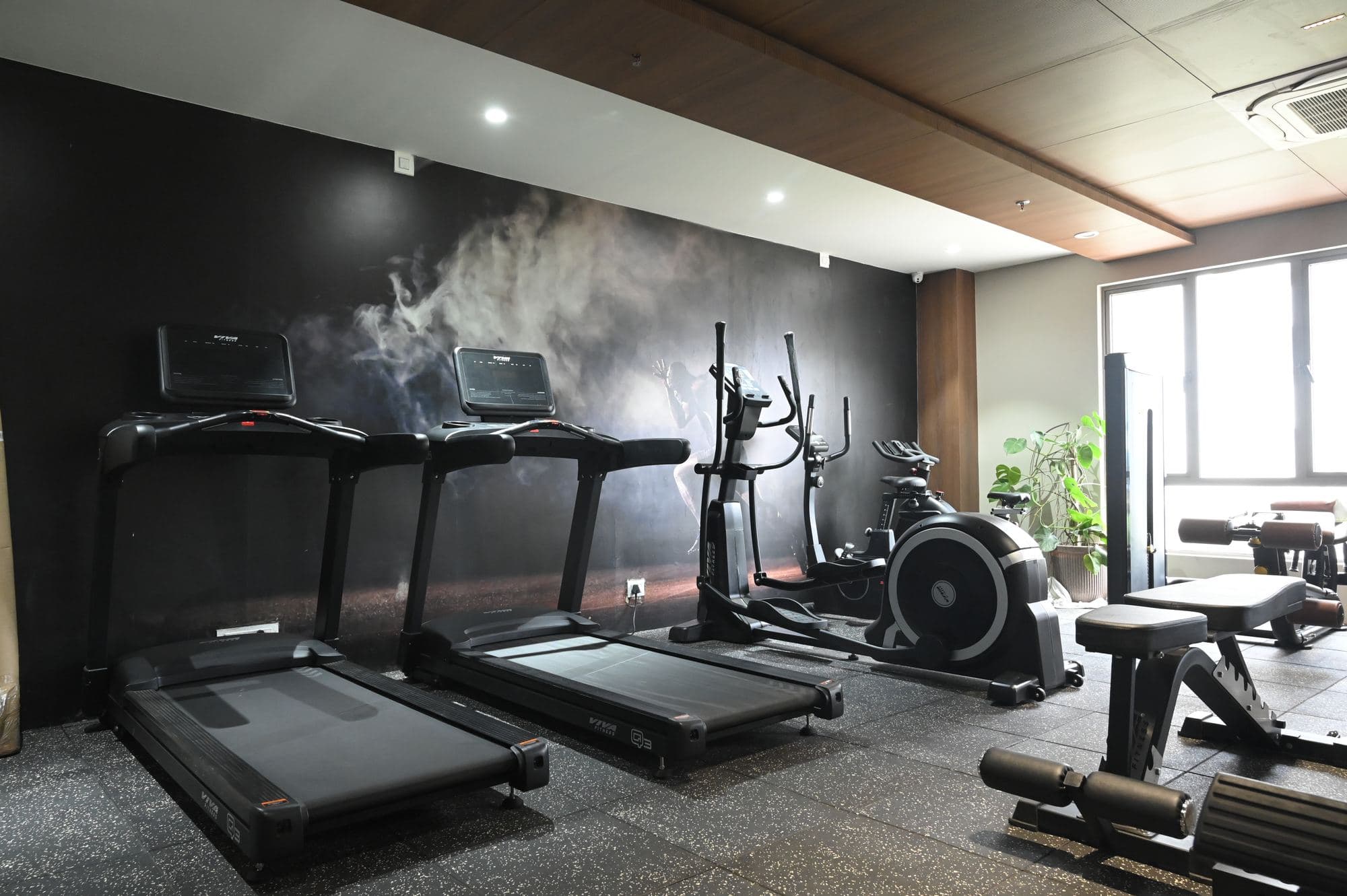 The CP Greens gym, photographed