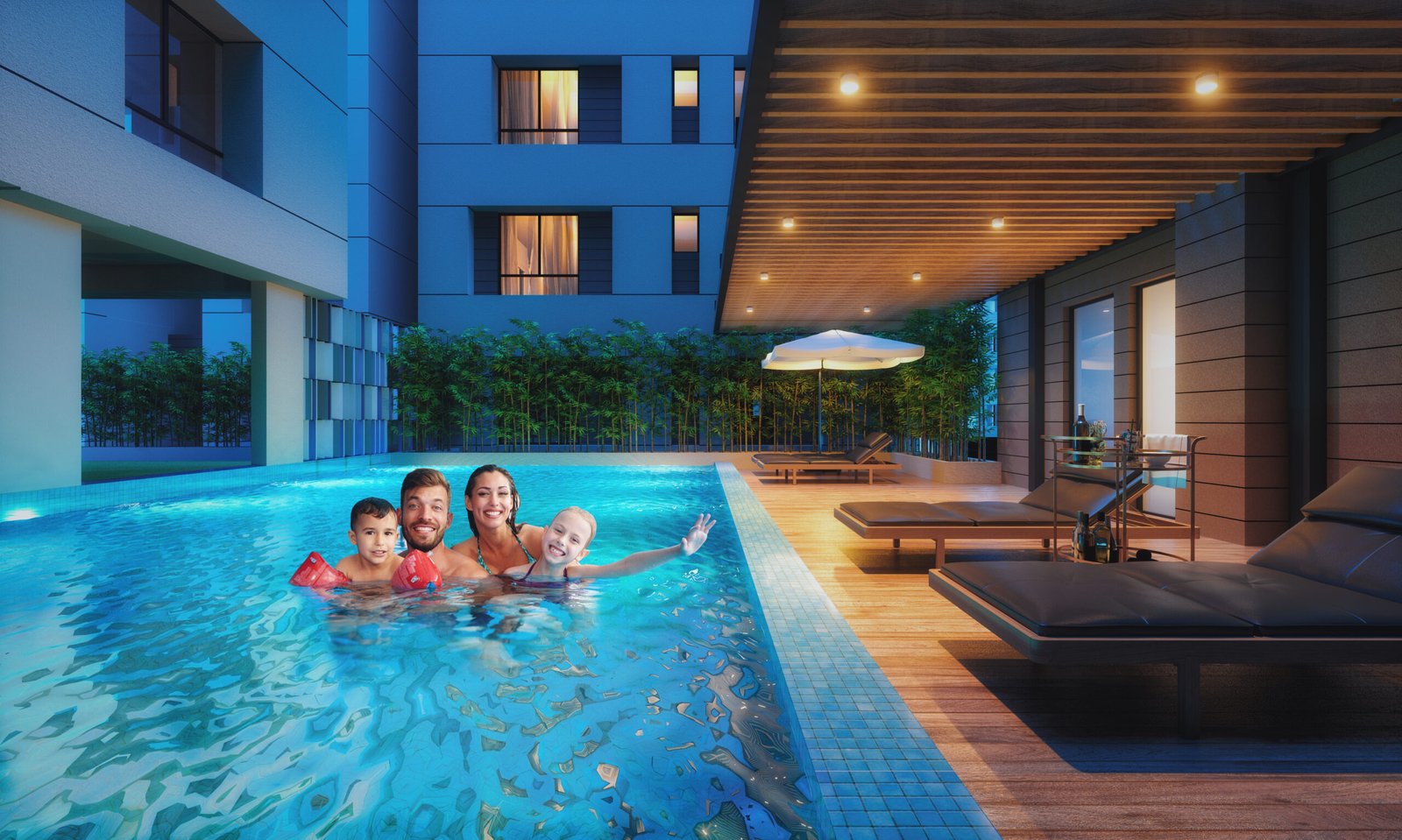 CP GREEN_Pool View