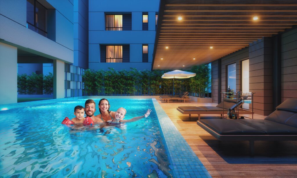CP GREEN Swimming Pool View